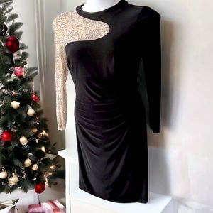 Xscape Illusion cocktail dress